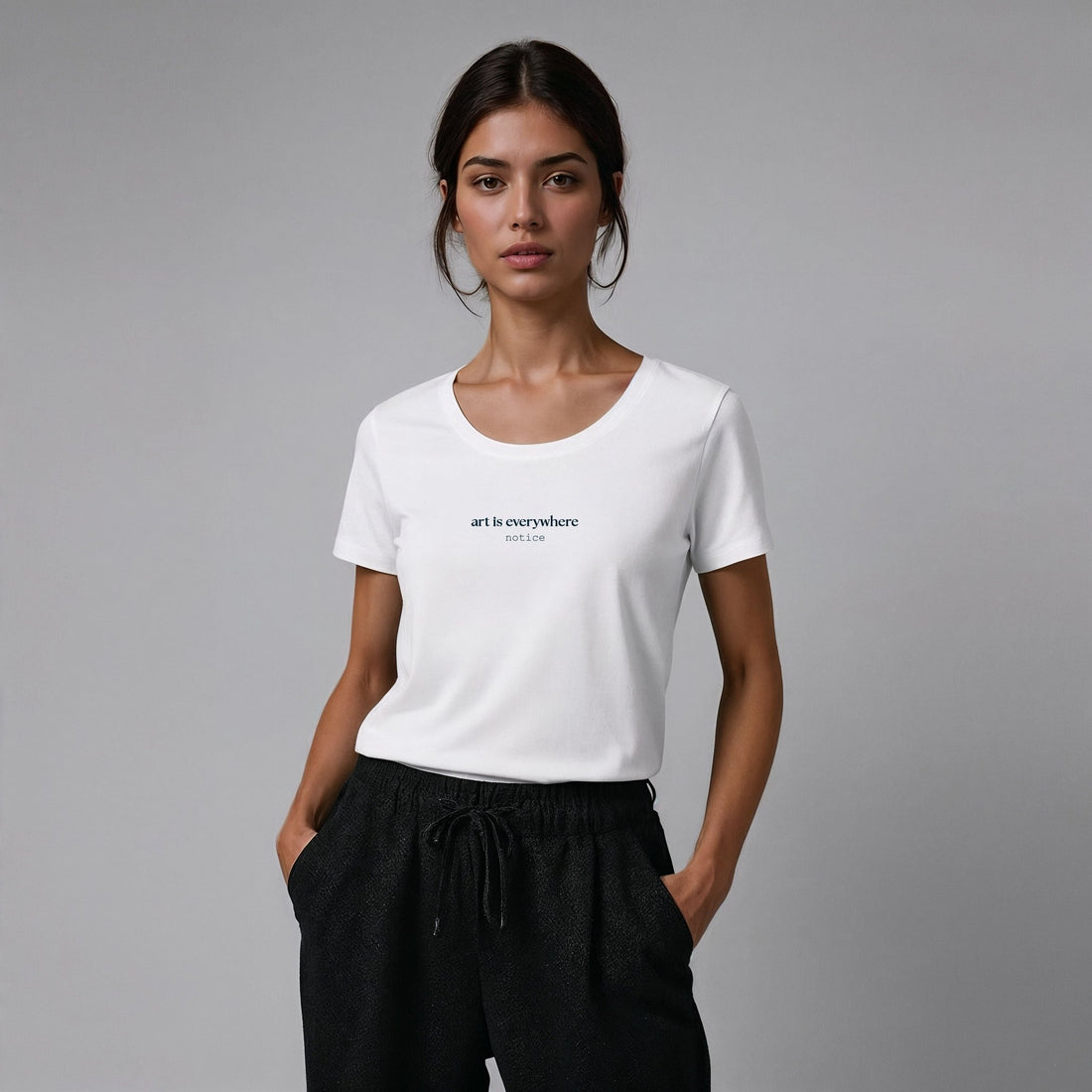 Camiseta Feminina Art is everywhere - Ibitiraquire
