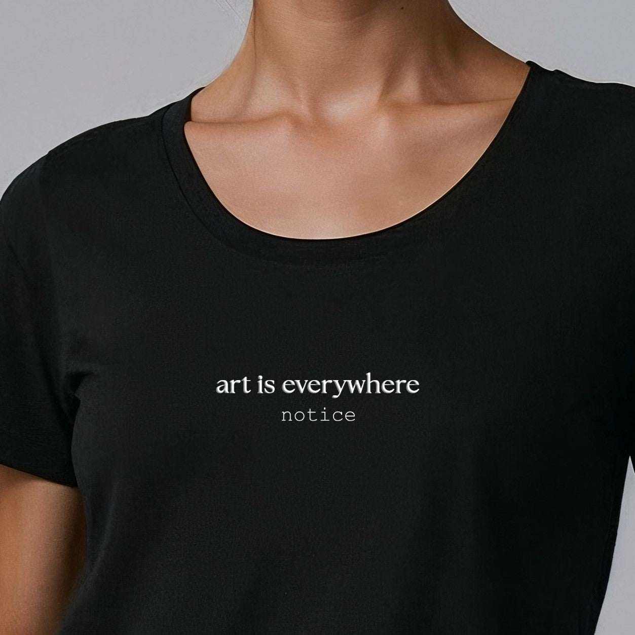 Camiseta Feminina Art is everywhere - Ibitiraquire