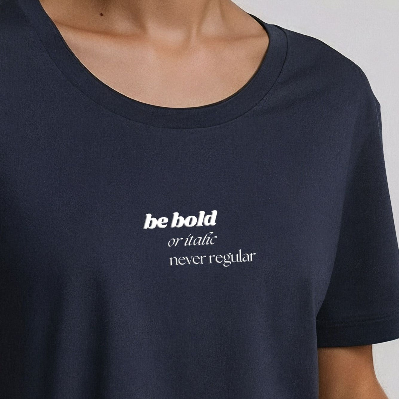 Camiseta Feminina Be bold - Ibitiraquire