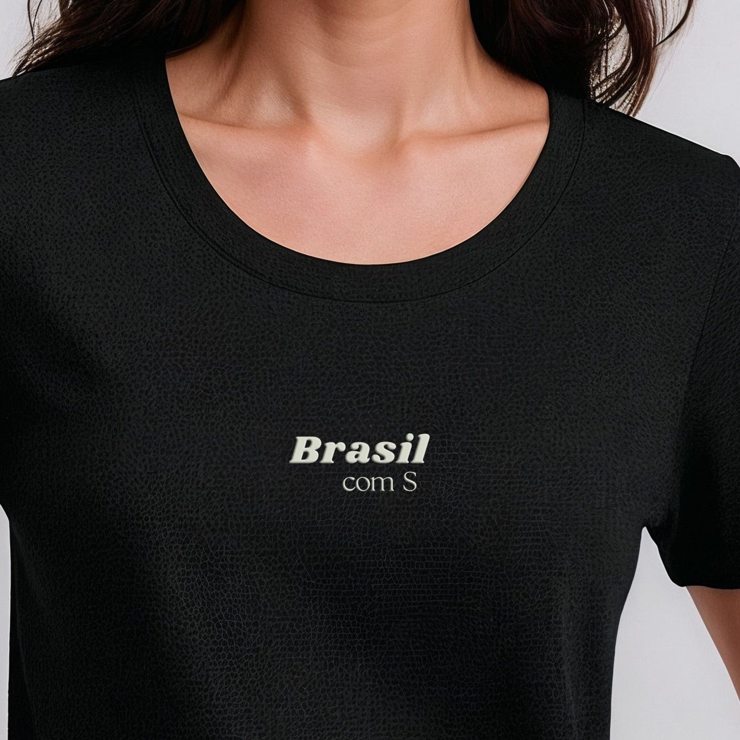 Camiseta Feminina Brasil com S - Ibitiraquire