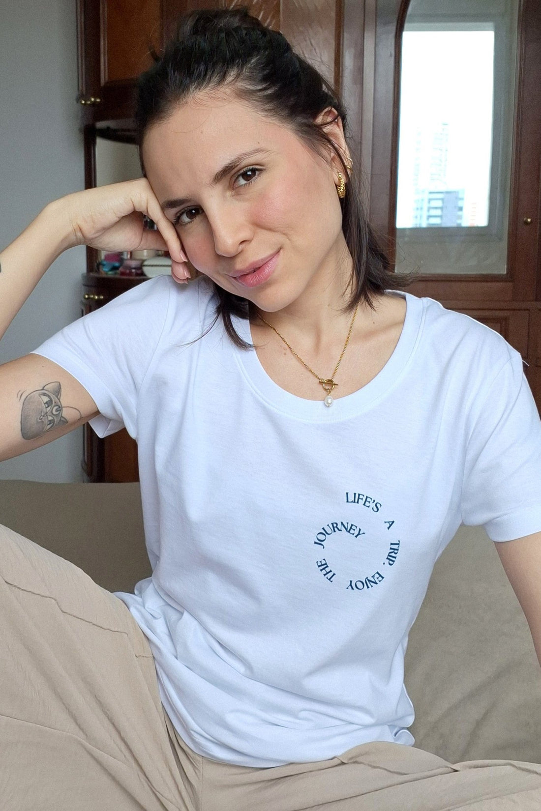 Camiseta Feminina Life's a trip - Ibitiraquire