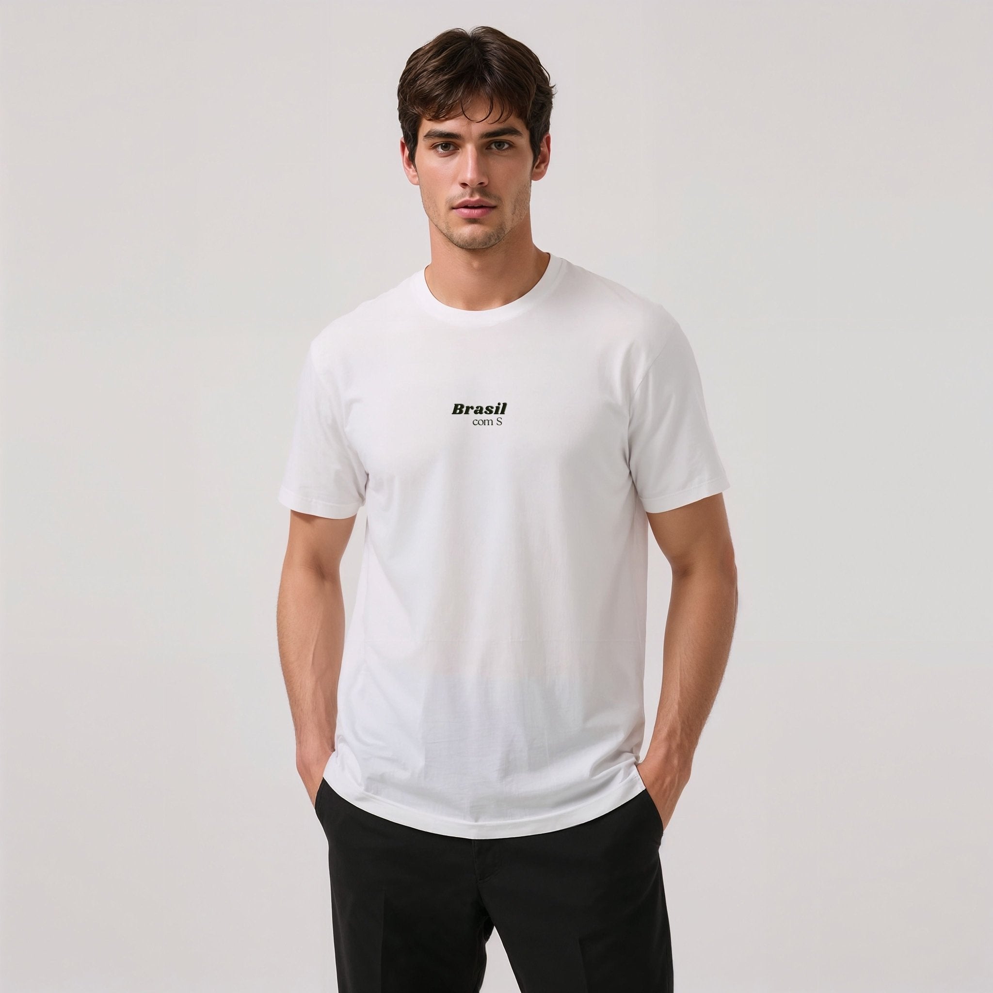 Camiseta Masculina Brasil com S - Ibitiraquire