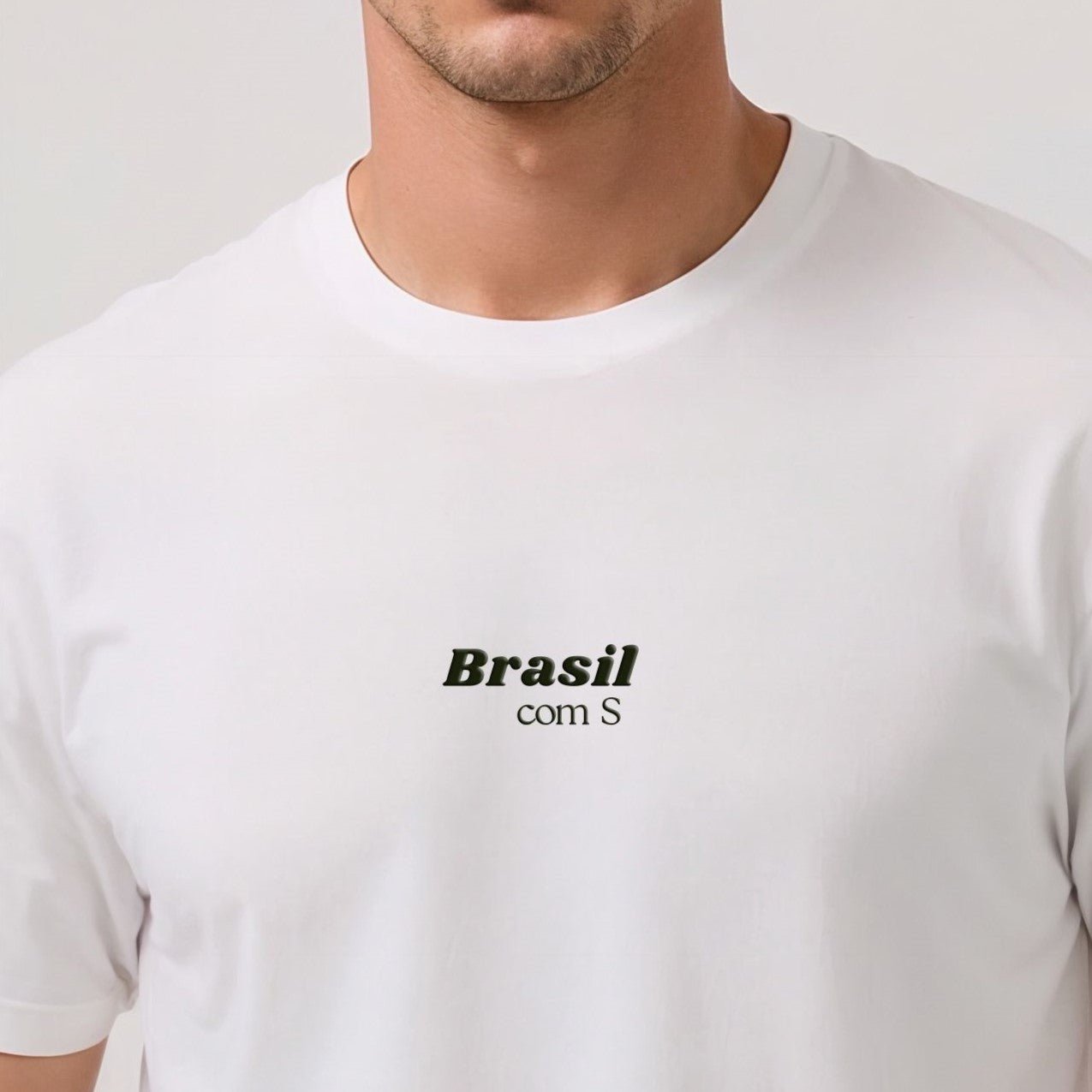 Camiseta Masculina Brasil com S - Ibitiraquire