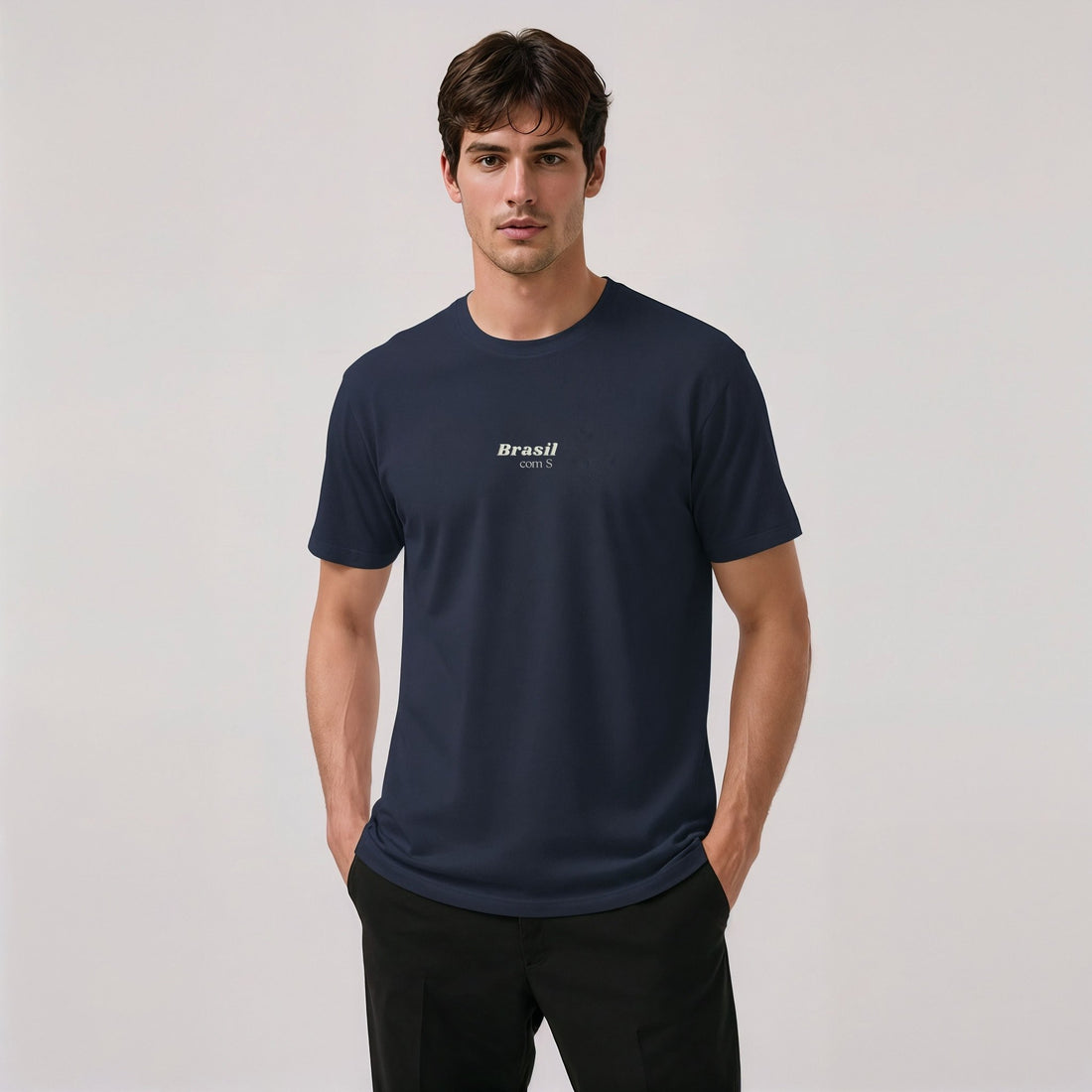 Camiseta Masculina Brasil com S - Ibitiraquire