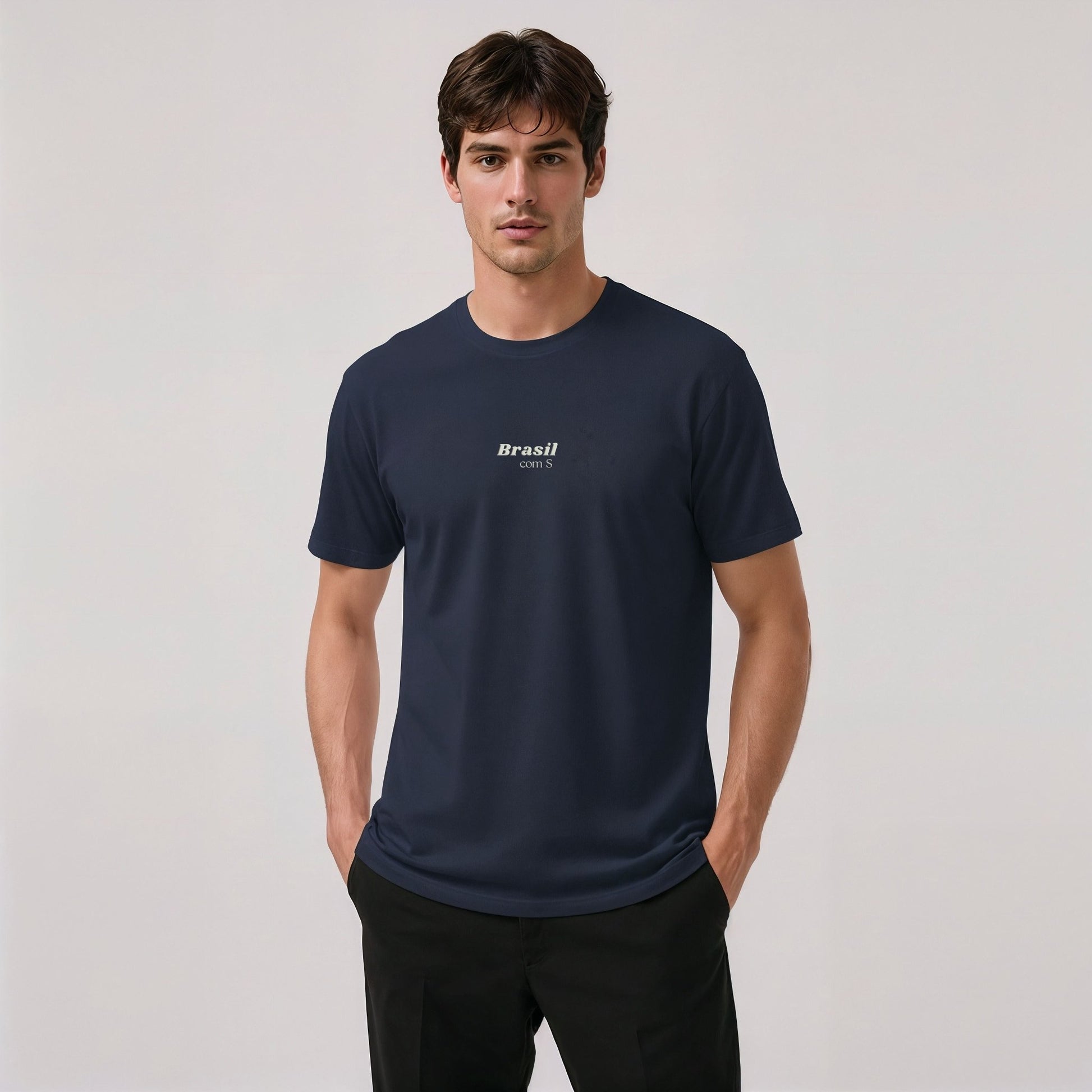 Camiseta Masculina Brasil com S - Ibitiraquire
