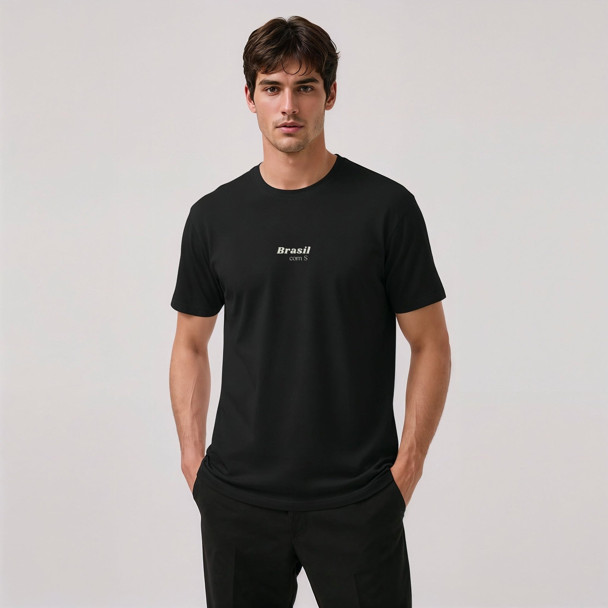 Camiseta Masculina Brasil com S - Ibitiraquire